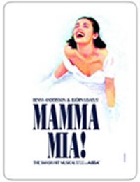Mamma Mia at the  Novello Theatre